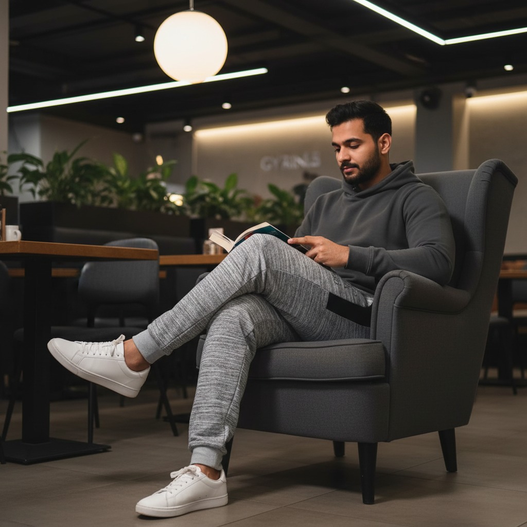 GYM KING Mens Jogger Trousers | Premium French Terry Fabric