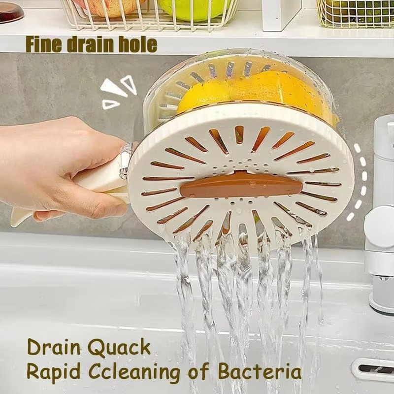 Multi-Functional Vegetable & Fruit Cleaning Basket | Folding Drainage & Storage Box - Image 2