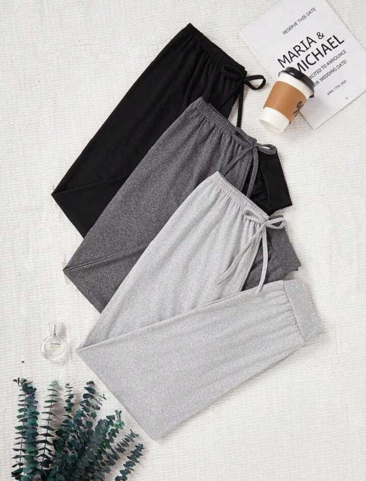 Pack of 3 Fleece Trousers for Men & Women(Random Color)
