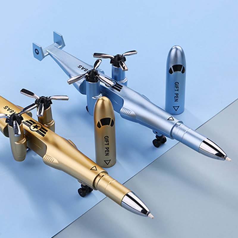 Airplane Design Metal Ballpoint Pen Creative Aircraft Shape Gift Pen for Kids & Adults | 1Pc - Image 4