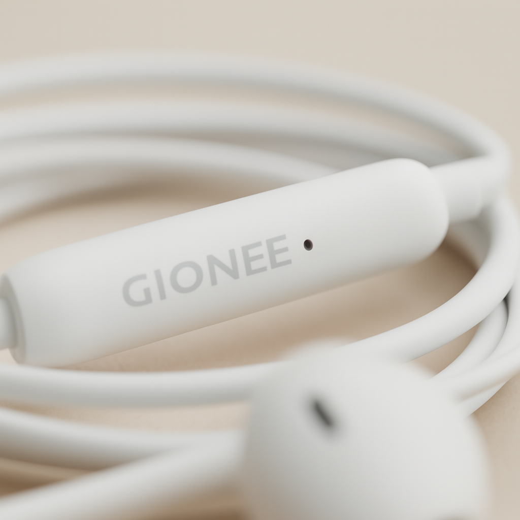 Gionee Original Handsfree High Bass Quality Wired Earphones with Mic & 3.5mm Jack - Image 2