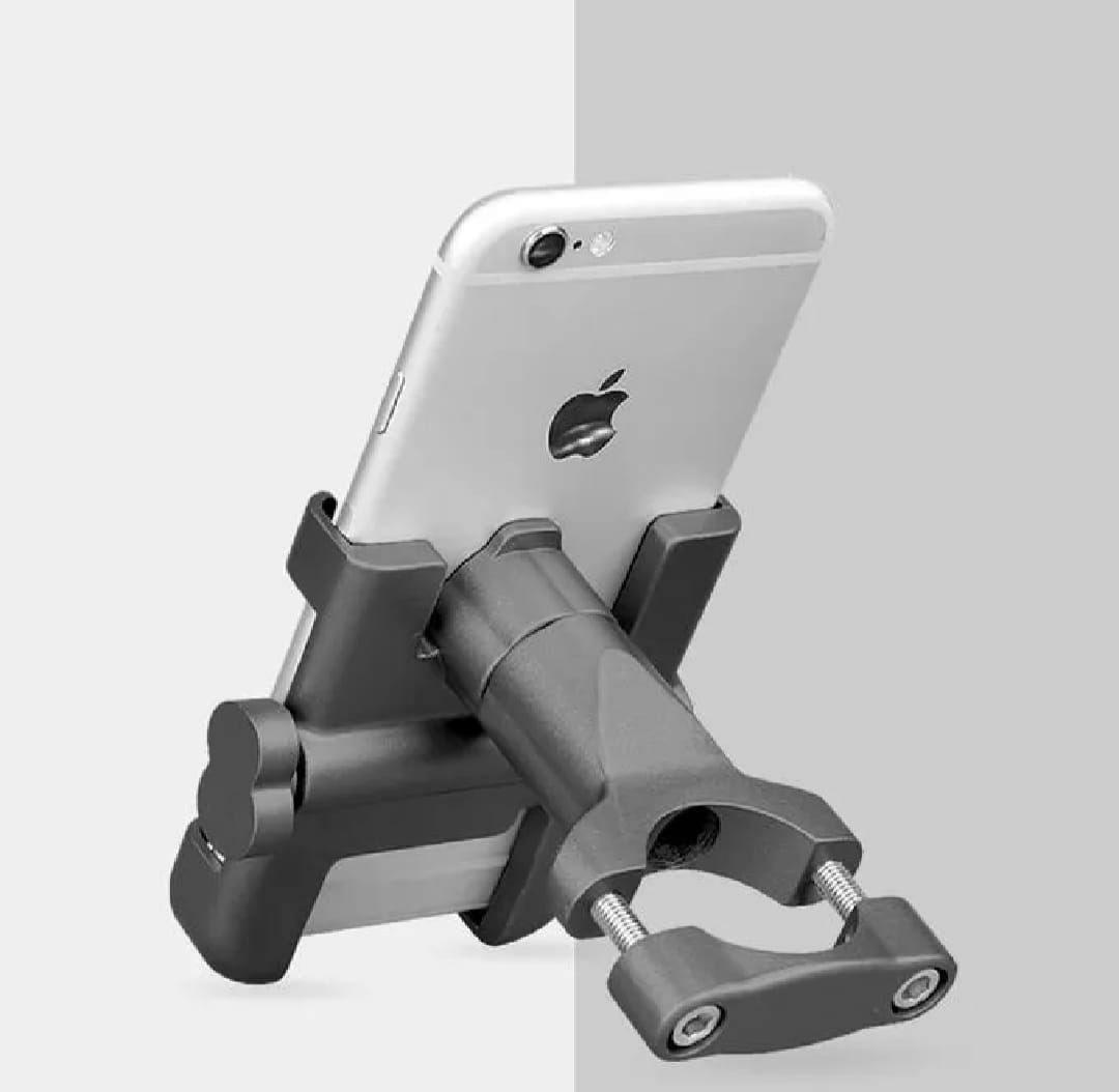 Aluminum Alloy Bike & Motorcycle Handlebar Phone Holder - Image 2