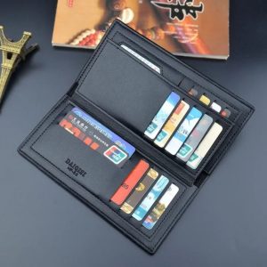 New Design Long Wallet for Men & Women | 12 Card Slots | Half Zip Pocket | Premium Quality Long Purse