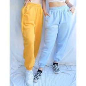 Pack of 2 Women's Fleece Trousers – Soft Warm Winter Trousers | Random Colors (No Color Selection)