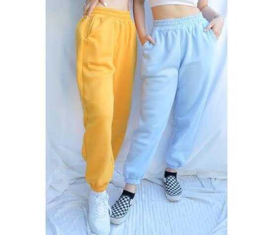 Pack of 2 Women's Fleece Trousers – Soft Warm Winter Trousers | Random Colors (No Color Selection)