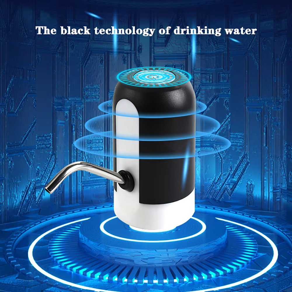 USB Rechargeable Automatic Water Bottle Pump Electric Drinking Water Dispenser with One-Touch Switch for Gallon Bottles - Image 2