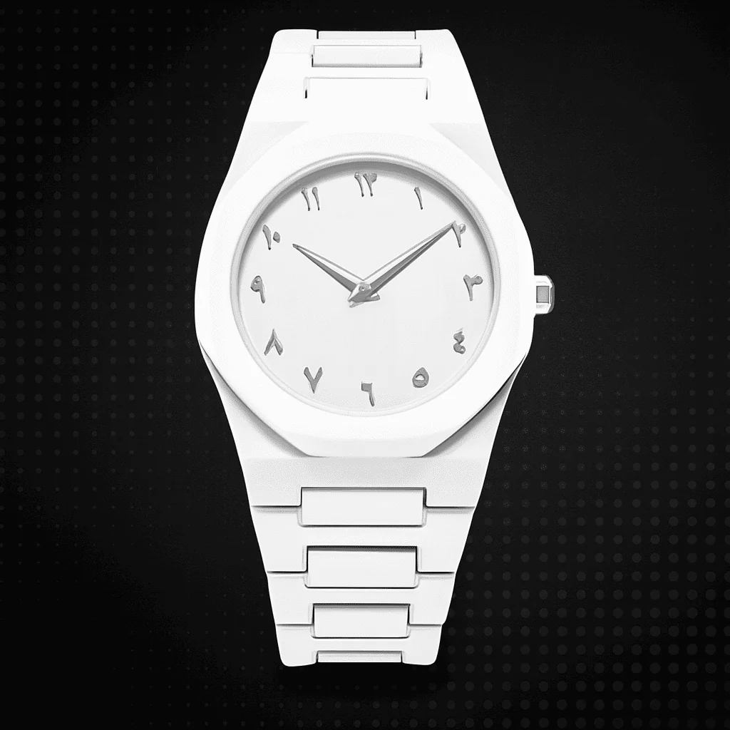 White Aura Couple Watch Elegant Matching Timepieces, Stylish Fashion Accessories for Men and Women- Without Box - Image 3