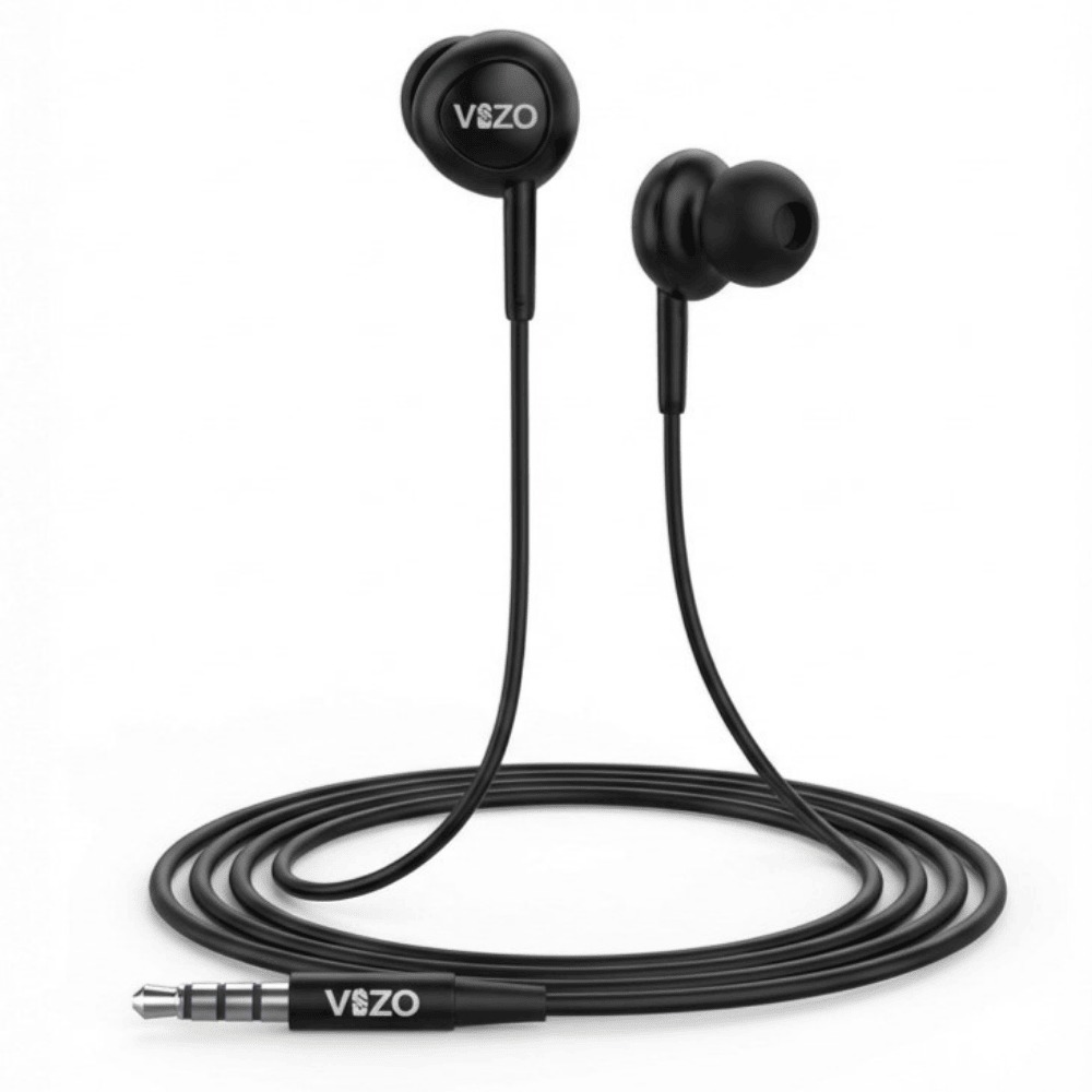 VR9 Micro Premium Wired Earphones with Dual IC Mic | Best Quality Hands-Free | Headphone | Hands-Free For Mobile Phone | Android Vr9 Micro Hands-Free - Image 4