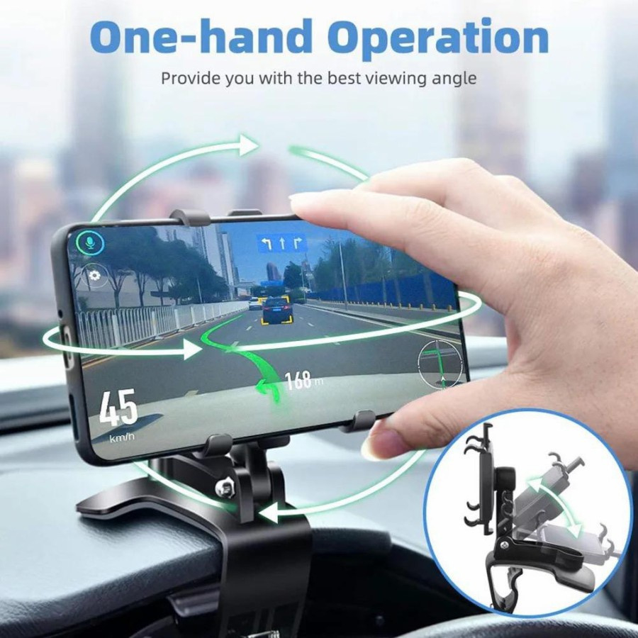 CAR Smart Phone Holder - 360 Free Spin | 360° Mobile Holder Foldable - Image 2