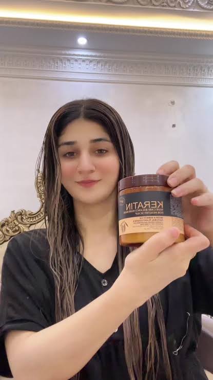 Keratin Hair Care Balance Hair Mask 1000ml | Deep Repair & Nourishing Hair Treatment - Image 3