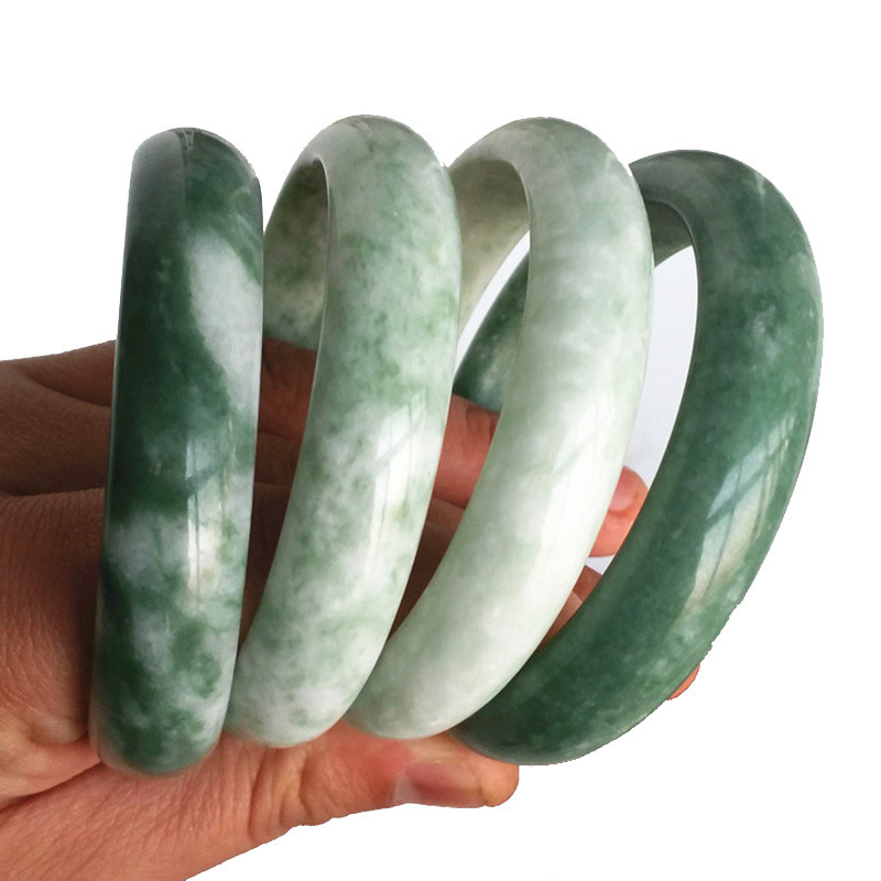 Premium Quality Green Jade Bracelet for Women | Elegant Natural Stone Jewelry - Image 5