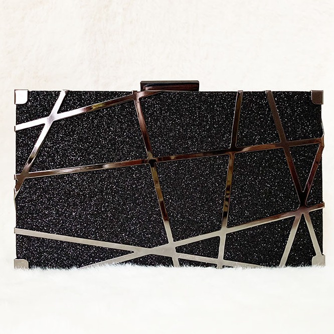 Black Geometric Crossbody Bag for Pakistani Women | Premium Women's Shoulder Bag with Adjustable Strap for Daily Use - Image 10