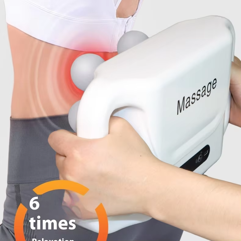6 Head Deep Tissue Massage Gun Muscle Relaxation & Pain Relief Therapy Tool-Muscle Therapy Tool- Head Massager - Image 3