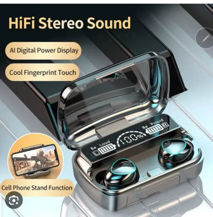 DaMix Original M10 Bluetooth Earbuds Wireless Earphones with LED Display & Power Bank Case