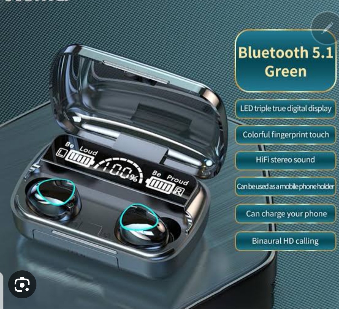 DaMix Original M10 Bluetooth Earbuds Wireless Earphones with LED Display & Power Bank Case - Image 2