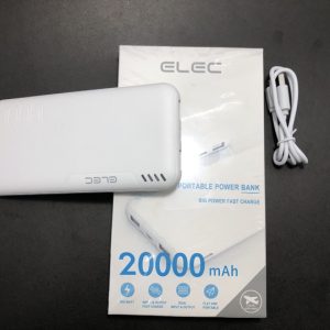 Elec 20000mAh Power Bank PD Fast Charging, High-Capacity Portable Charger
