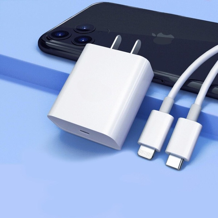 35W 2-Pin Fast Charger with Type-C to iPhone Cable 1M Length - Image 3