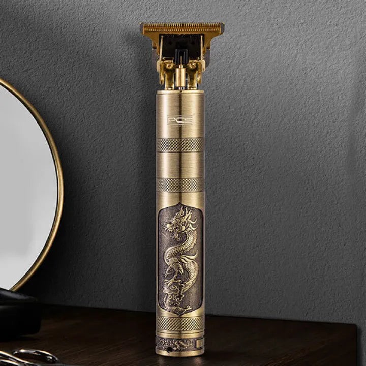 Metal Body -VINTAGE T9 Trimmer hair Trimmer for men shaver for men original Usb Rechargeable hair cutting machine metal body Beard Trimmer, - Image 4