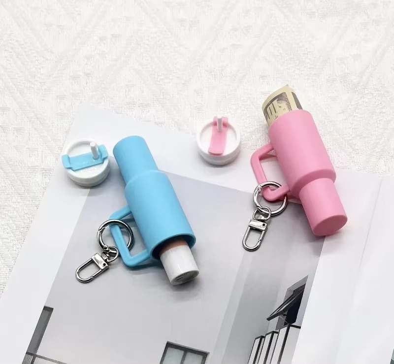 Colorful Mini Stanley Tumbler Key chain Cute Miniature Tumbler Charm for Handbags, Backpacks & Car Keys Portable Stanley Cup Key chain Accessory -Random color | Key Chain | Stanley Key chain - Image 3