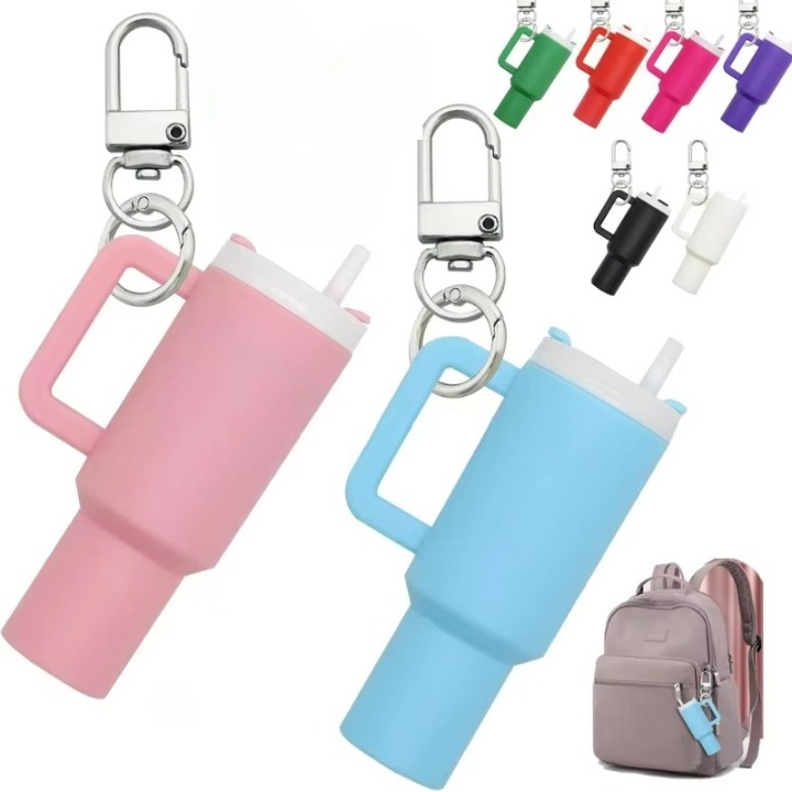 Colorful Mini Stanley Tumbler Key chain Cute Miniature Tumbler Charm for Handbags, Backpacks & Car Keys Portable Stanley Cup Key chain Accessory -Random color | Key Chain | Stanley Key chain - Image 5