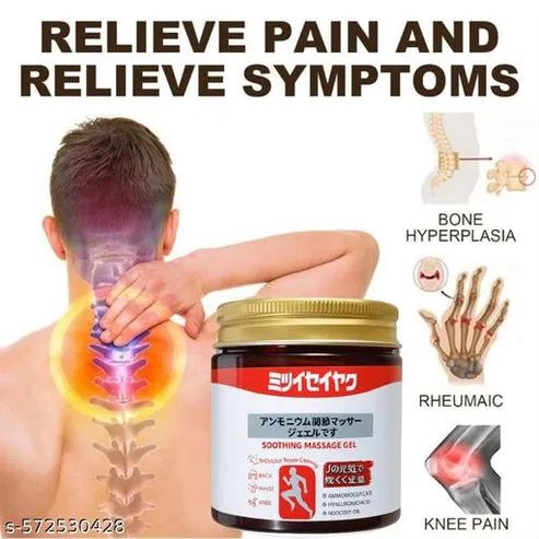 Japanese Instant Pain Relief Soothing Massage Gel 100g - Image 3
