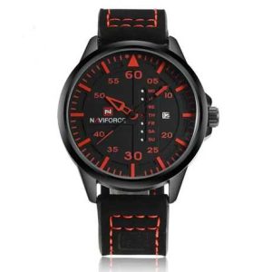 NAVIFORCE NF-9074-4 Men's Leather Strap Watch
