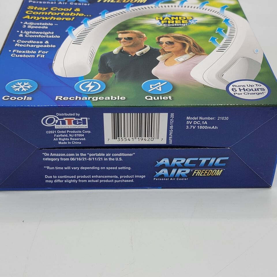 Neck Fan Personal Air Cooler 3 Speed Hand Free Neck Fan(random color ) - Image 4