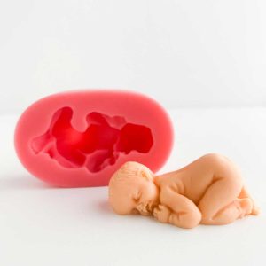 Silicon Sleeping Baby Mold