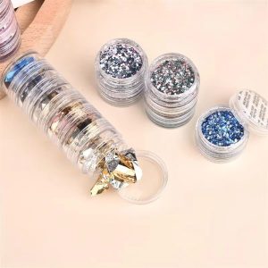 Transparent Co Joined Round Jewelry Makeup Storage Box Container