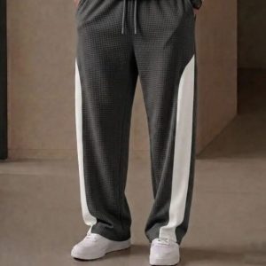 1 Pc Men's Polyester Fleece Plain Trouser