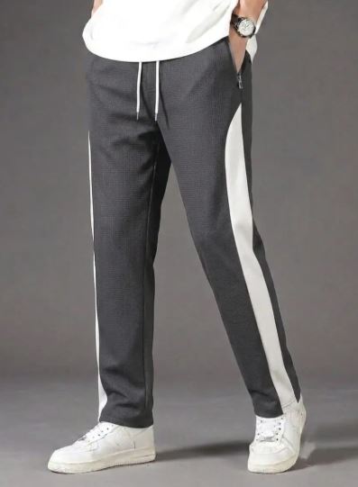 1 Pc Men's Polyester Fleece Plain Trouser - Image 2