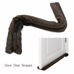 Twin Door Foam Draft Protector - Door Air Lock Foam For Cold Air Window Shutters, Dust Barriers, Insect Repellent (Random color)