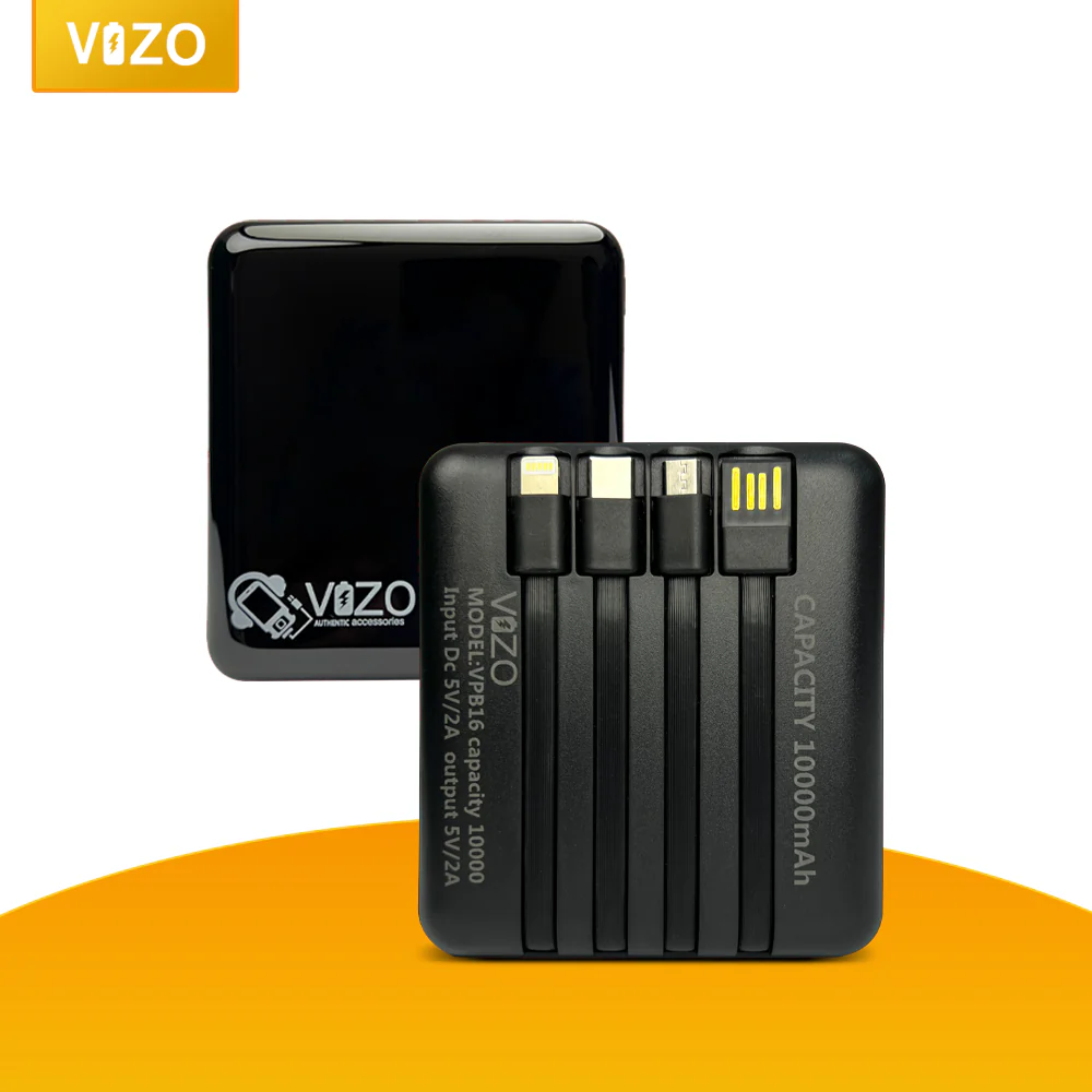 VPB16 10,000mAh Compact Power Bank | Vizo VP 16TH Power Bank - Image 2