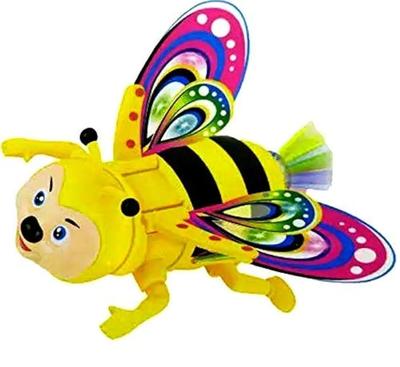 Battery Operated Crawling Bee Toy for Kids 1-5 Years | Yellow Interactive Moving Bee Toy - Image 2