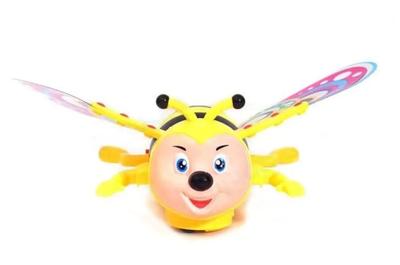 Battery Operated Crawling Bee Toy for Kids 1-5 Years | Yellow Interactive Moving Bee Toy - Image 5