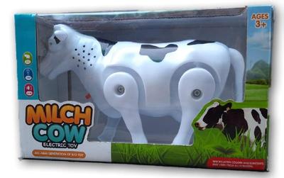 Electric Milk Cow Toy for Kids 1-10 Years Black White | Battery Operated Walking Cow Toy with Sound & Movement - Image 3