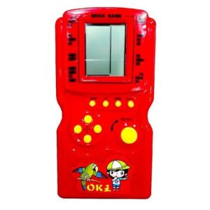 Red Brick Game Toy for Kids 3-10 Years Handheld Classic Electronic Puzzle Game Educational Toy