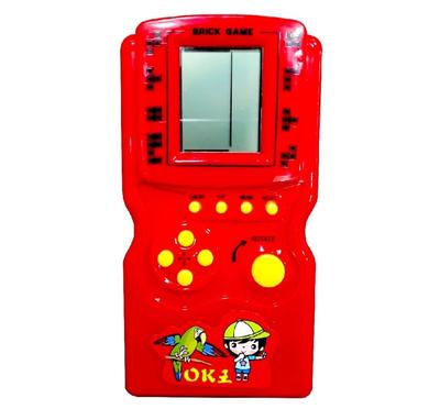 Red Brick Game Toy for Kids 3-10 Years Handheld Classic Electronic Puzzle Game Educational Toy