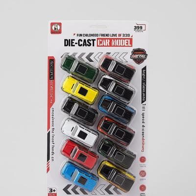 Die-Cast Metal Racing Car Set 12PCS Multicolor Kids Toy Mini Pull Back Vehicle Collection - Image 3