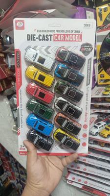 Die-Cast Metal Racing Car Set 12PCS Multicolor Kids Toy Mini Pull Back Vehicle Collection - Image 5