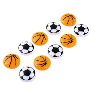Kids Plastic Soccer Magnet Set 10 Pcs | Basketball & Football Magnetic Toys for Kids