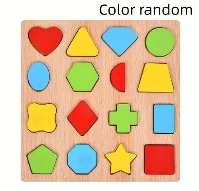 Wooden Shape Sorter Toy for Kids 1-5 Years – 16-Piece Multicolor Educational Learning Toy - Image 2