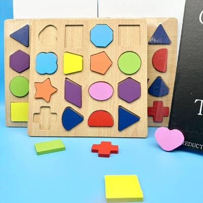 Wooden Shape Sorter Toy for Kids 1-5 Years – 16-Piece Multicolor Educational Learning Toy - Image 5