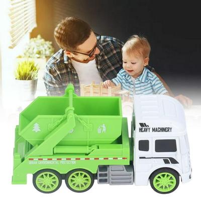 Green Plastic Trash Truck Toy for Kids 1-10 Years | Garbage Truck Toy Vehicle for Boys & Girls - Image 2