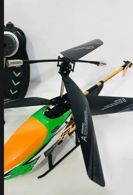 Remote Control Helicopter RFD-018 for Kids 1-12 Years – Rechargeable 2-Channel Flying Toy with Remote - Image 4