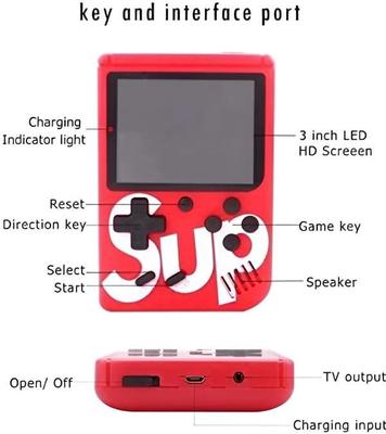 Portable Video Game Console for Kids with 400 Built-in Games | 3-Inch Screen | 6-Hour Rechargeable Battery | Handheld Gaming Console for Boys & Girls - Image 8