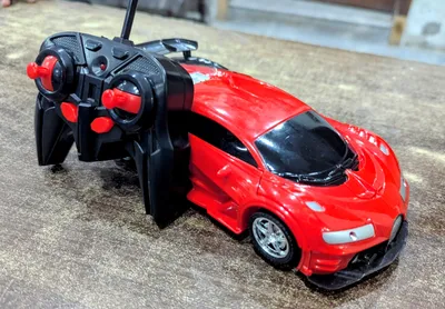 Autobots 1:18 Scale RC Transformer Car One-Key Deform Robot with LED Lights Remote Control Red Toy for Kids - Image 3