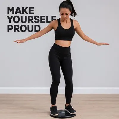Black Twister Core Fat Burning Disc for Home Workout – 360° Waist Twisting Fitness Exercise Board - Image 4