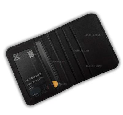 Black Leather Wallet for Men – Lightweight Slim Design with Multiple Card Slots & Cash Pocket - Image 3