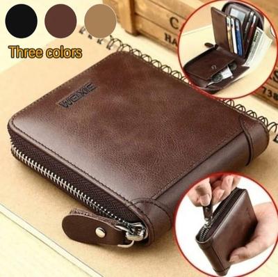 Premium Leather Wallet for Men – Stylish Bifold Wallet in Light Brown, Dark Brown & Black for Everyday Use in Pakistan - Image 4